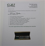 Vinny Giles' Augusta National Gerber Knife Barbeque Set in Wood Box