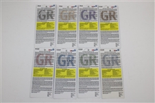 2011 US Open at Congressional Full Ticket Set - Mon-Playoff - Rorys 1st Major Win - 8 Tickets