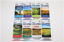 2017 US Open at Erin Hills Full Ticket Set - Mon-Playoff - Koepka Win - 8 Tickets