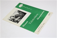 1957 Womens Title Holders at Augusta Country Club Program - Good Condition