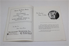 1957 Womens Title Holders at Augusta Country Club Program - Good Condition