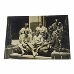 1930 Original Rockwell Photo Orcutt, Hicks & Rest Of Team In Paris Precurser To Curtis Cup