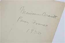 1930 Maureen Orcutt Original Rockwell Photo From Paris France