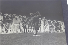 Original Bobby Jones 1930 Glass Negative - Walker Cup at Sandwich - 4 x 5