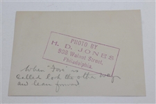 When 'Fore' Is Called H.D. Jones Wire Photo - Victor Forbin Collection