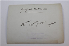 Ben Sayers, Balfour, Achern, & Lady Achern Illustrations Bureau Press Photo - Victor Forbin Collection