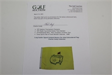 Craig Stadler Signed Undated Masters Par-Aide Embroidered Flag - Charles Coody Collection JSA ALOA