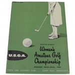 1951 Womens Amateur Championship at Town & Country Club Official Program