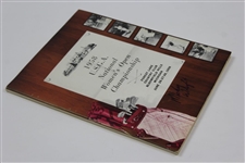 Mickey Wright Signed 1958 Women's US National Open Championship Official Program JSA ALOA