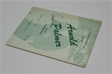 Arnold Palmer Signed 1972 Arnold Palmer Golf Exhibition Program With Ticket JSA ALOA