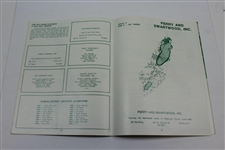 Arnold Palmer Signed 1972 Arnold Palmer Golf Exhibition Program With Ticket JSA ALOA