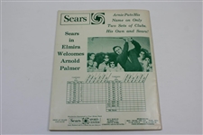 Arnold Palmer Signed 1972 Arnold Palmer Golf Exhibition Program With Ticket JSA ALOA