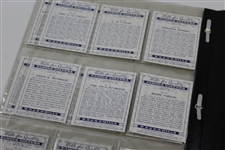 1987 Reprint Set of 25 W.D. & H.O. 1930 Originally Issued Famous Golfers Cards