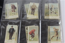 1984 Reprint Set of 50 Copes Golfers 1900 Originally Issued Cards