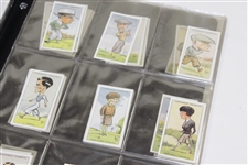 1989 Reprint Set of 50 W.A. & A.C. Churchman 1931 Originally Issued Prominent Golfers Cards