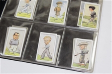 1989 Reprint Set of 50 W.A. & A.C. Churchman 1931 Originally Issued Prominent Golfers Cards