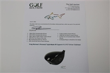 Greg Norman's Personal TaylorMade R9 Supertri 9.5 FCT Driver Clubhead