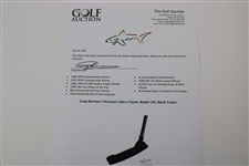 Greg Norman's Personal Cobra Classic Model CNC Black Putter