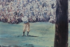 Bobby Jones Signed Dom Lupo Grand Slam US Amateur at Merion Print - Only One Known FULL JSA