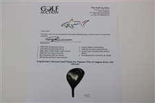 Greg Norman's Personal Used Titleist Pro Titanium 975J 6.5 Degree Driver with '198 G.N.'