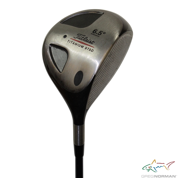 Greg Normans Personal Used Titleist Titanium 975D 6.5 Degree Driver