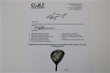 Greg Norman's Personal Used Callaway Great Big Bertha S2H2 Titanium War Bird 7.5 Degree Driver