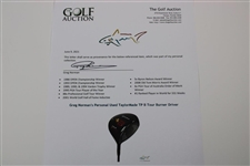 Greg Norman's Personal Used TaylorMade TP B Tour Burner Driver