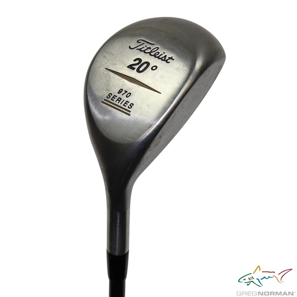 Greg Normans Personal Used Titleist 970 Series 20 Degree Wood