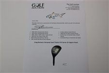 Greg Norman's Personal Used Titleist 970 Series 20 Degree Wood
