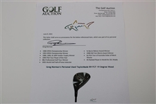 Greg Norman's Personal Used TaylorMade R9 FCT 19 Degree Wood