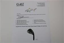 Greg Norman's Personal Used Titleist Vokey Design BV Wedge with Lead Tape