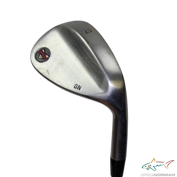 Greg Normans Personal Used MacGregor V-Foil GN 57 Degree Wedge