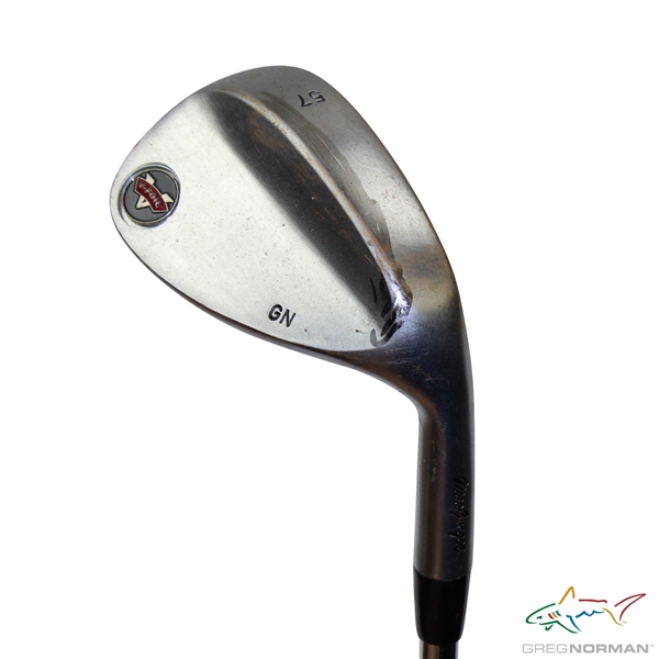 Greg Normans Personal Used MacGregor V-Foil GN 57 Degree Wedge