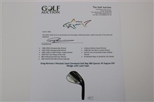 Greg Norman's Personal Used Cleveland Golf Reg 588 Special 49 Degree PSP Wedge with Lead Tape