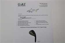 Greg Norman's Personal Used MacGregor 'GN' 57 Degree Wedge