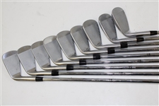 Greg Norman's Personal Used Set of MacGregor MT 'GN' Forged 1025 Irons 2-PW