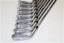 Greg Norman's Personal Used Set of MacGregor MT 'GN' Forged 1025 Irons 2-PW