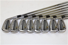 Greg Norman's Personal Used Set of TaylorMade Bladez Tour Irons 3-PW
