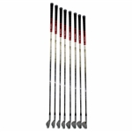 Greg Norman's Personal Used Set of MacGregor V-Foil Forged Milled Irons 3-PW