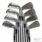 Greg Normans Personal Used Set of John Letters The Master Model Foged Irons 2-9