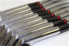 Greg Norman's Personal Used Set of John Letters 'The Master Model' Foged Irons 2-9