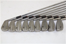 Greg Norman's Personal Used Set of Slazenger Stainless Steel Irons 2-PW