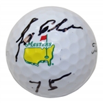 Lee Elder Signed Masters Logo Golf Ball with 75 Inscription JSA ALOA