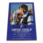 Nick Faldo Signed 1991 OPEN Championship at Royal Birkdale Program JSA ALOA