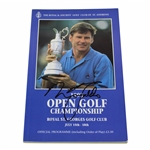 Nick Faldo Signed 1993 OPEN Championship at Royal St. Georges Program JSA ALOA