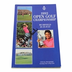 Ian Baker-Finch Signed 1992 OPEN Championship at Muirfield Program JSA ALOA
