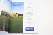 Nick Price Signed 1995 OPEN Championship at St. Andrews Program JSA ALOA