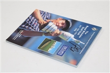 Justin Leonard Signed 1998 OPEN Championship at Royal Birkdale Program with Pair Sheet JSA ALOA