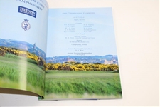 Mark O'Meara Signed 1999 OPEN Championship at Carnoustie Program with Pair Sheet JSA ALOA