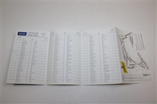Mark O'Meara Signed 1999 OPEN Championship at Carnoustie Program with Pair Sheet JSA ALOA